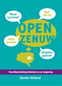 Kaft boek open zenuw vruchtbaarheidsproblemen en je omgeving